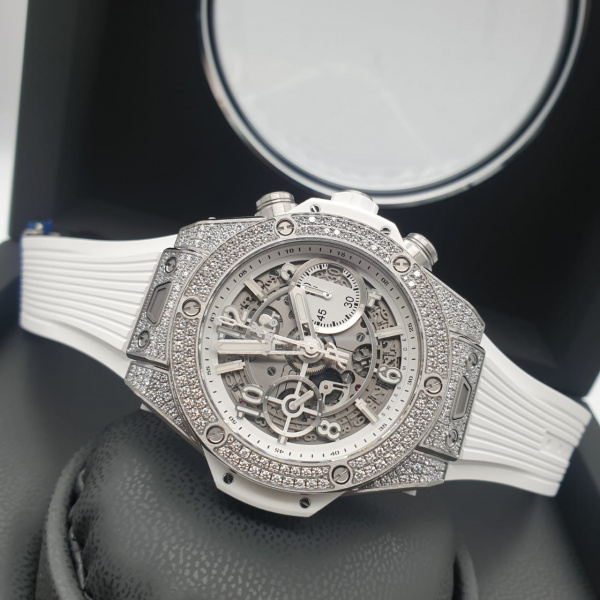 Hublot Big Bang Unico Titanium White Pave 42 mm 441.NE.2010.RW.1704