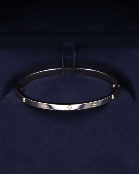 Браслет Cartier Love Bracelet Small Model 6 Diamonds B6047615