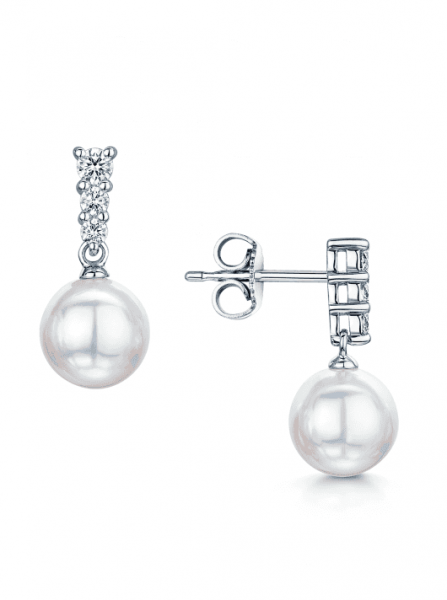 Серьги Mikimoto Morning Dew Akoya Pearl PEL642DW