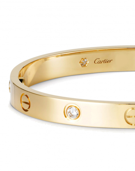 Браслет Cartier Love 4 Diamonds B6070017