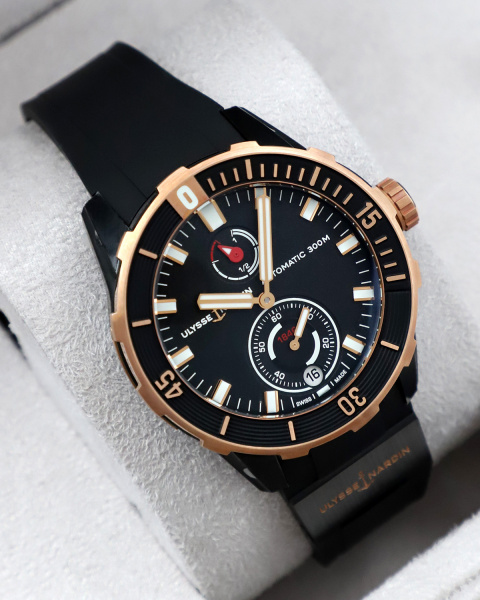 Ulysse Nardin Marine Diver Chronometer 44 mm 1185-170-3/BLACK
