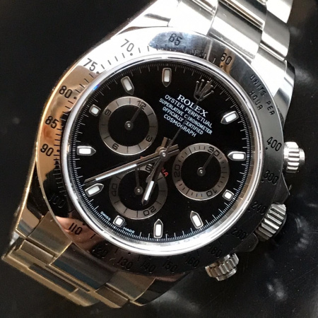 Rolex Daytona Cosmograph Chromalight 40mm Black Dial 116520