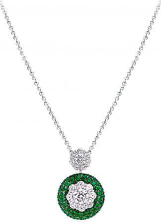 Подвеска Graff Bombé Halo Cluster Pendant