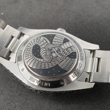 Rolex Oyster Milgauss Japan Masks 40 mm 116400 Hand-Engraved CUSTOM