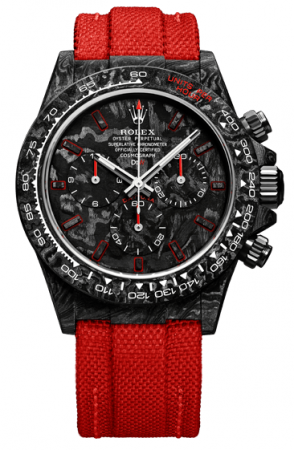 Rolex DiW Daytona Cosmograph All Carbon Red Edition CUSTOM