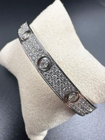 Браслет Cartier Love Bracelet Diamond-Paved N6033602
