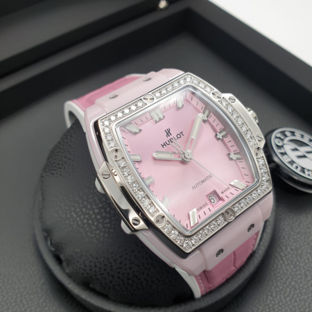 Hublot Spirit of Big Bang Pink Ceramic Titanium Diamonds 39 mm 665.RN.891P.LR.1204