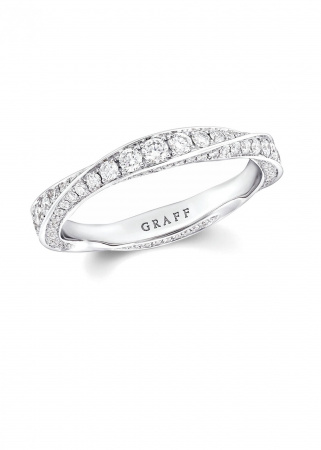 Кольцо Graff Spiral Pavé Diamond Band RGR 782
