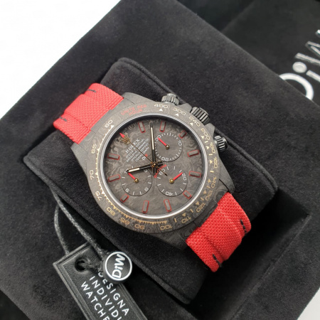 Rolex DiW Daytona Carbon Red Edition UP Unique Piece CUSTOM