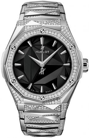 Hublot Classic Fusion Orlinski Titanium Bracelet Alternative Pave 40 mm 550.NS.1800.NS.3804.ORL22