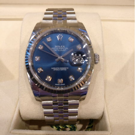 Rolex Datejust 36 Steel and White Gold 116234