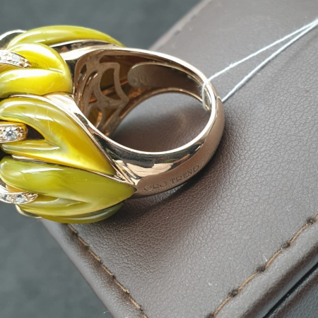 Кольцо Oro Trend Yellow Gold Smoky Quartz