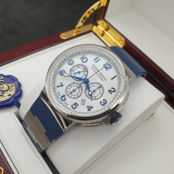 Ulysse Nardin Marine Chronograph Manufacture 43mm 1503-150-3/60