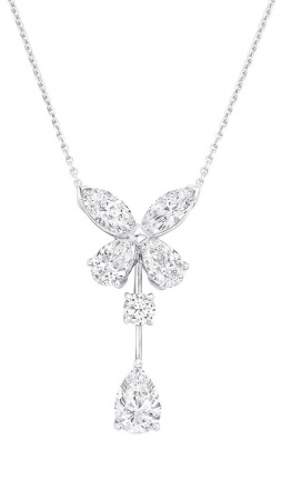 Подвеска Graff Classic Butterfly Single Motif Pear Shape Diamond Drop Pendant RGP 178