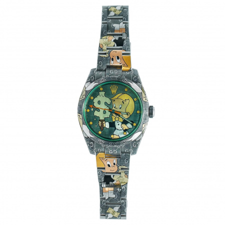 Rolex Oyster Milgauss Alec Monopoly Edition 40 mm 116400 Hand-Engraved CUSTOM