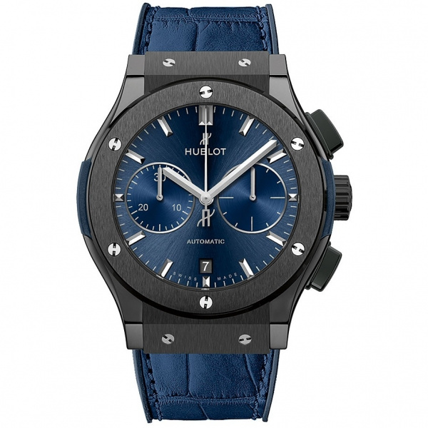 Hublot Classic Fusion 45 Ceramic Blue Chronograph