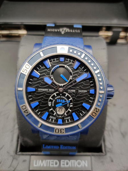 Ulysse Nardin Marine Diver Blue Sea Limited Edition 45.8 mm 263-97LE-3C