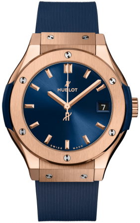 Hublot Classic Fusion King Gold Blue 33 mm 581.OX.7180.RX