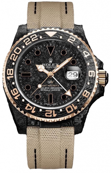 Rolex DiW NTPT Carbon GMT Everose Special Edition