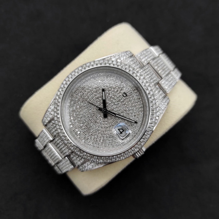 Rolex Datejust II Diamonds Full Pave Tuning 41 mm 126300 CUSTOM