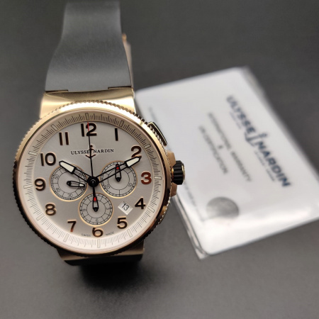 Ulysse Nardin Marine Chronograph Manufacture 43 mm 1506-150-3/61