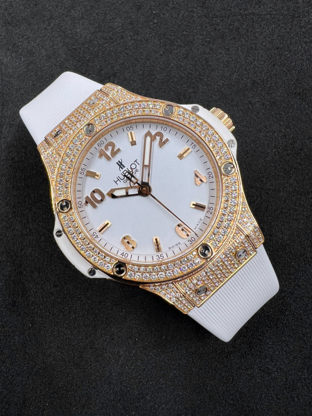 Hublot Big Bang Gold White Pave 38 mm 361.PE.2010.RW.1704