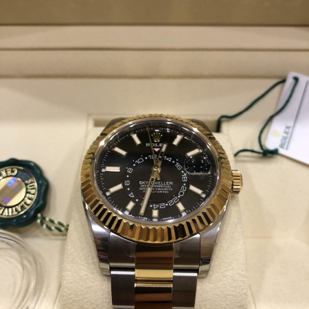 Rolex Sky-Dweller Steel and Gold
