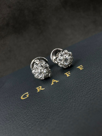 Серьги Graff Diamond Cluster