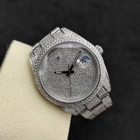 Rolex Datejust II Diamonds Full Pave Tuning 41 mm 126300 CUSTOM