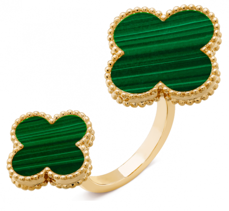 Кольцо на два пальца Van Cleef & Arpels Magic Alhambra VCARO3MI00