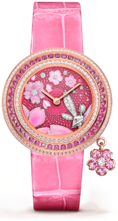 Van Cleef & Arpels Charms Extraordinaire Fée Sakura Watch 32 mm VCARO8O600