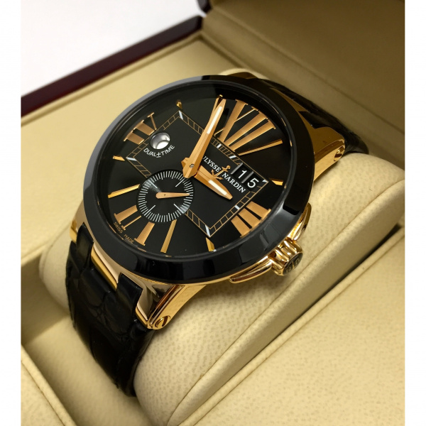 Ulysse Nardin Executive Dual Time Gold