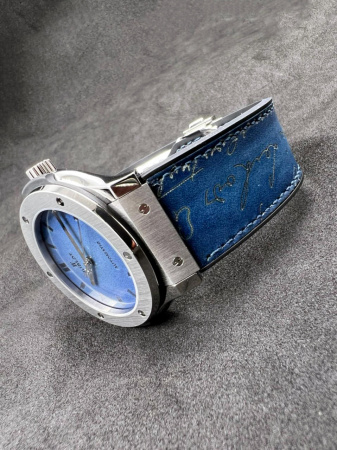 Hublot Classic Fusion Berluti Scritto Blue 45 mm 511.NX.050B.VR.BER16