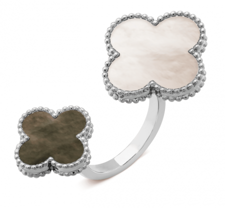 Кольцо на два пальца Van Cleef & Arpels Magic Alhambra VCARN05600