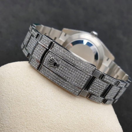 Rolex Datejust II Diamonds Full Pave Tuning 41 mm 126300 CUSTOM