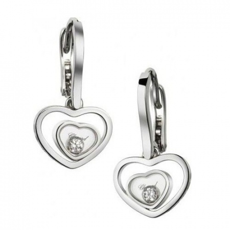 Серьги Chopard Happy Hearts Diamond, артикул №837482-1001