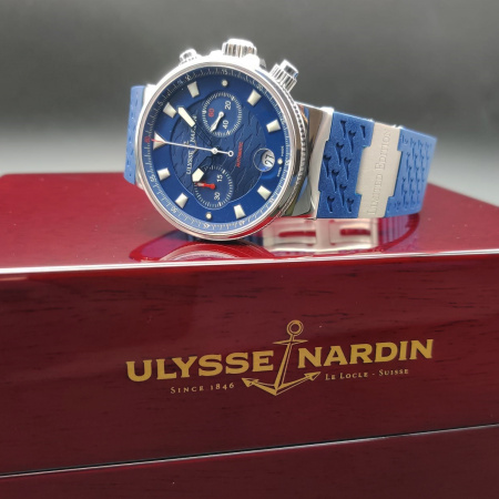 Ulysse Nardin Marine Chronograph Blue Seal 41 mm Limited Edition 353-68LE-3