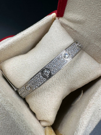 Браслет Cartier Love Bracelet Diamond-Paved N6033602