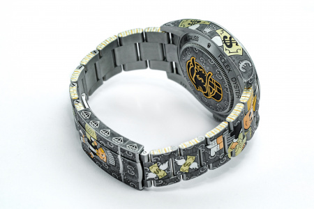 Rolex Oyster Milgauss Alec Monopoly Edition 40 mm 116400 Hand-Engraved CUSTOM