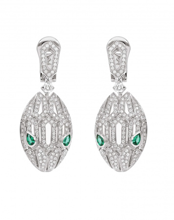 Серьги Bvlgari Serpenti Boucles D'Oreilles 352756
