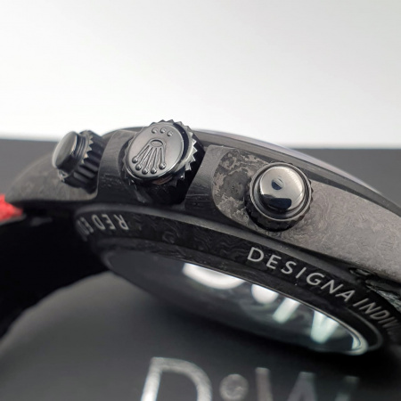 Rolex DiW Daytona Carbon Red Edition UP Unique Piece CUSTOM