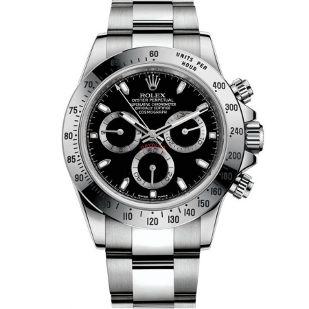 Rolex Daytona Cosmograph Chromalight 40mm Black Dial 116520