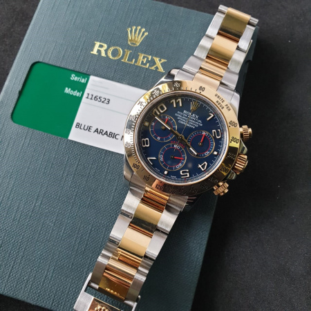 Rolex Cosmograph Daytona 40 mm 116523 Blue Dial