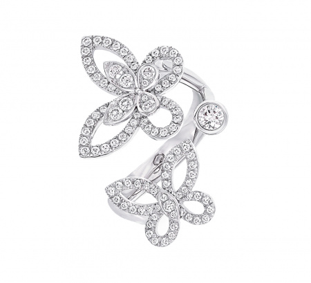 Кольцо Graff Multi Butterfly Silhouette Diamond Ring RGR 753