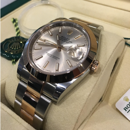 Rolex Datejust 41 mm Steel and Everose Gold 126301