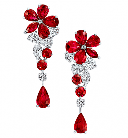 Серьги Graff Carissa Single Flower Earrings