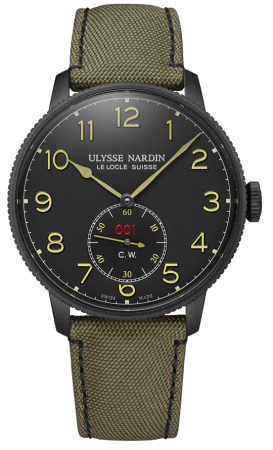 Ulysse Nardin Marine Chronometer Torpilleur Military 44mm 1183-320LE/BLACK