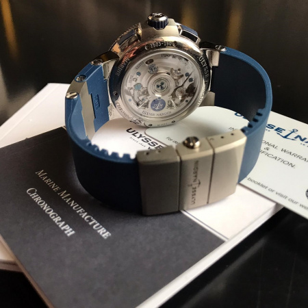 Ulysse Nardin Marine Chronograph Manufacture 43mm 1503-150-3/63