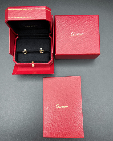 Серьги Cartier Trinity Earrings B8043200
