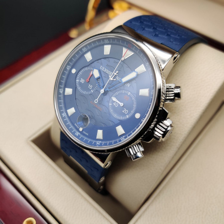 Ulysse Nardin Marine Chronograph Blue Seal 41 mm Limited Edition 353-68LE-3